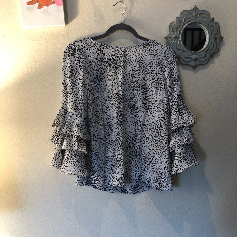 Leopard print blouse
